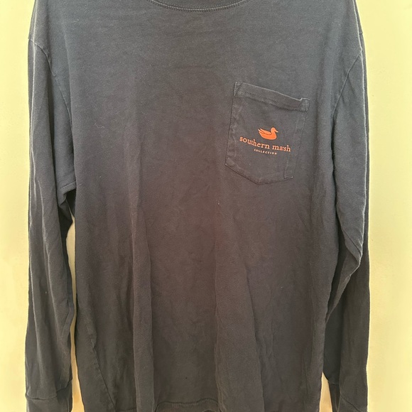 Southern Marsh Men's Charcoal Long Sleeve Tee - Picture 3 of 6
